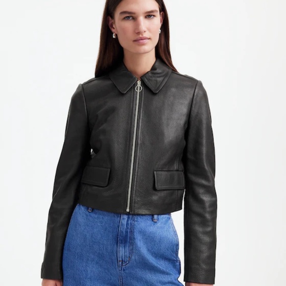 Madewell leather jacket - Picture 3 of 8